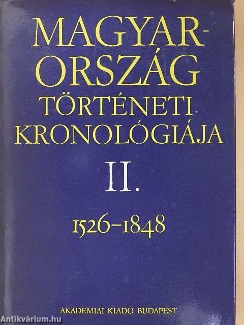 Magyarország történeti kronológiája II.