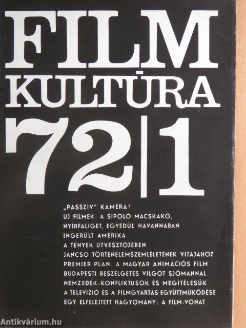 Filmkultúra 1972. január-december