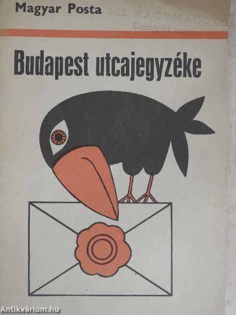 Budapest utcajegyzéke