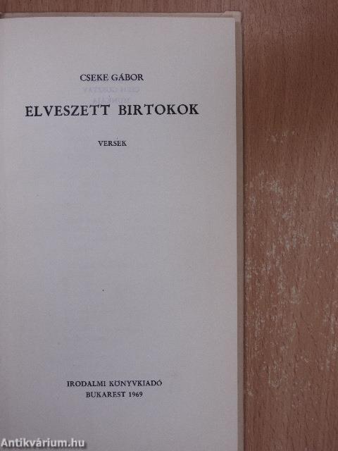 Elveszett birtokok