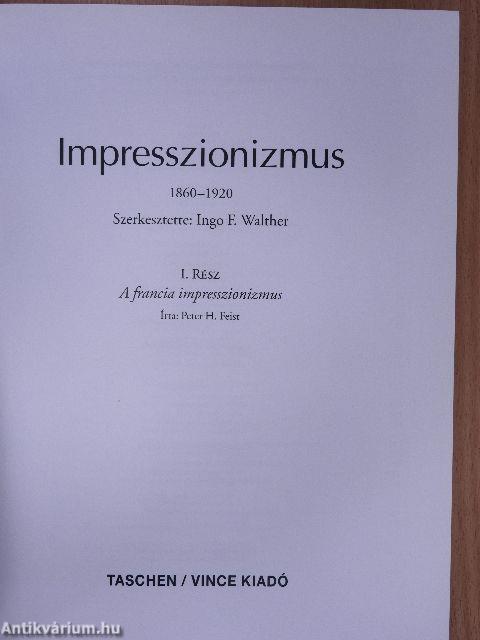 Impresszionizmus 1860-1920