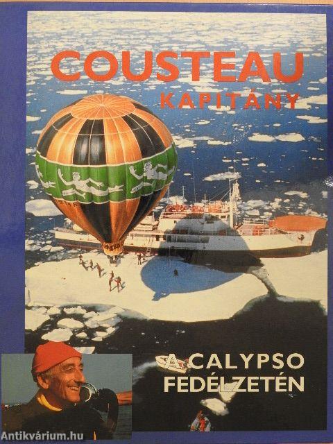 Cousteau kapitány a Calypso fedélzetén