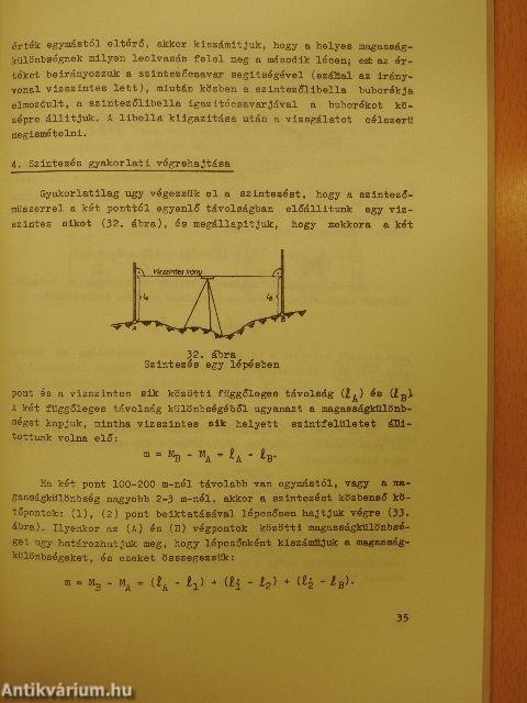 Földmértan II.