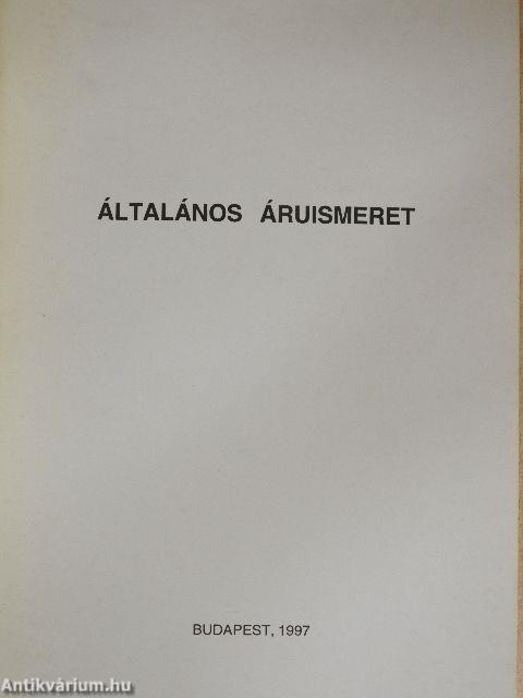 Általános áruismeret