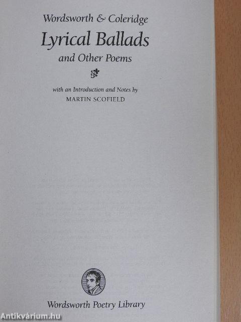 Lyrical Ballads and Other Poems