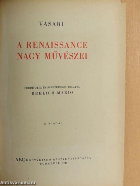 A renaissance nagy művészei
