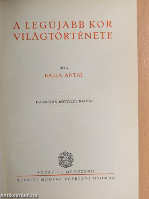 A legújabb kor világtörténete