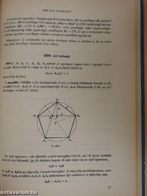 Matematikai versenytételek I.