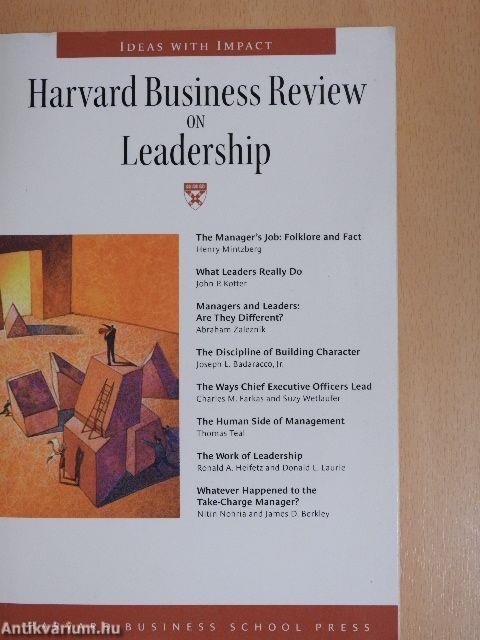 Harvard Business Review on Leadership