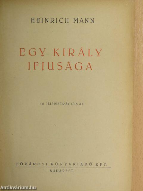 Egy király ifjusága