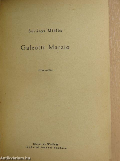 Galeotti Marzio/Zenei portrék