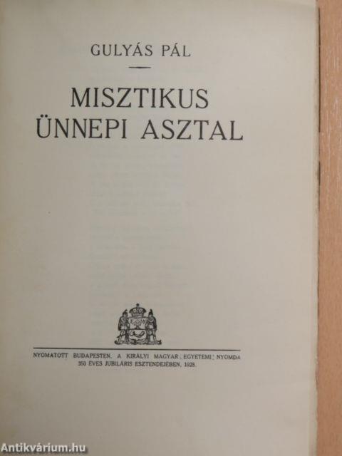 Misztikus ünnepi asztal