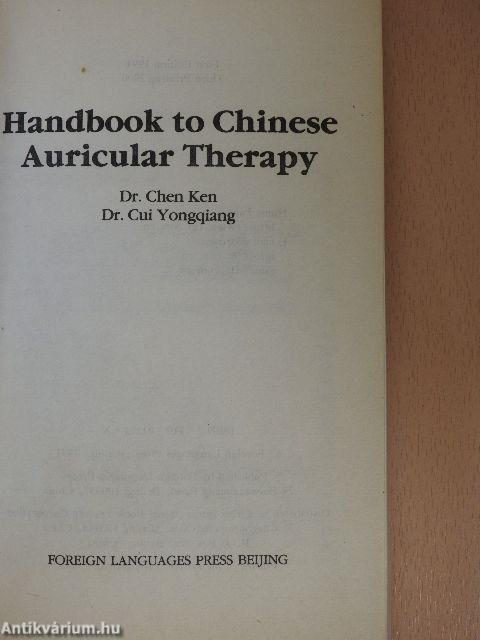 Handbook to Chinese Auricular Therapy