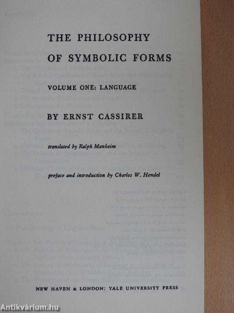 The Philosophy of Symbolic Forms 1-3.