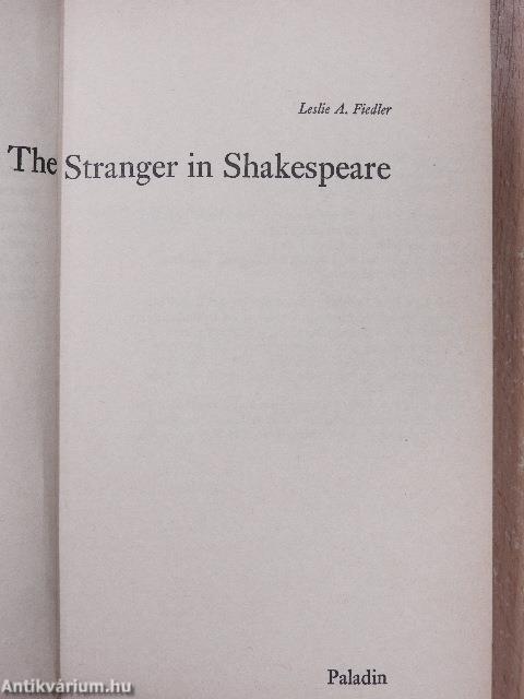 The Stranger in Shakespeare