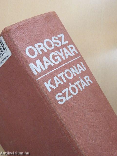 Orosz-magyar katonai szótár