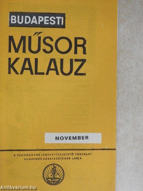 Budapesti Műsorkalauz 1970. november