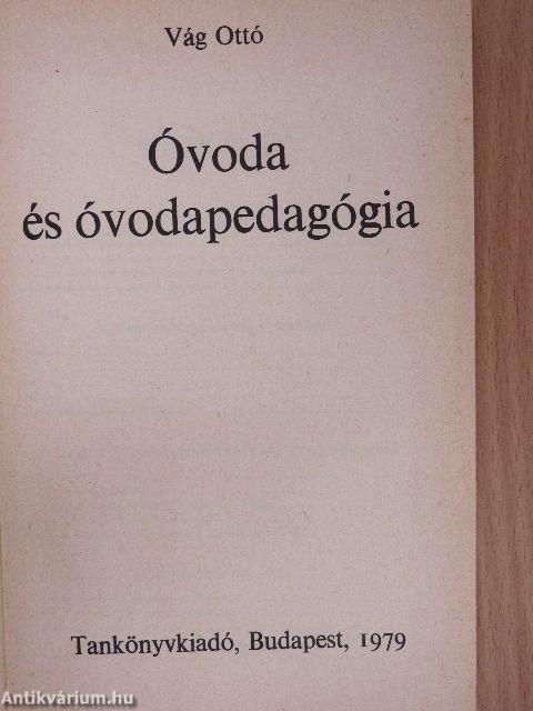 Óvoda és óvodapedagógia