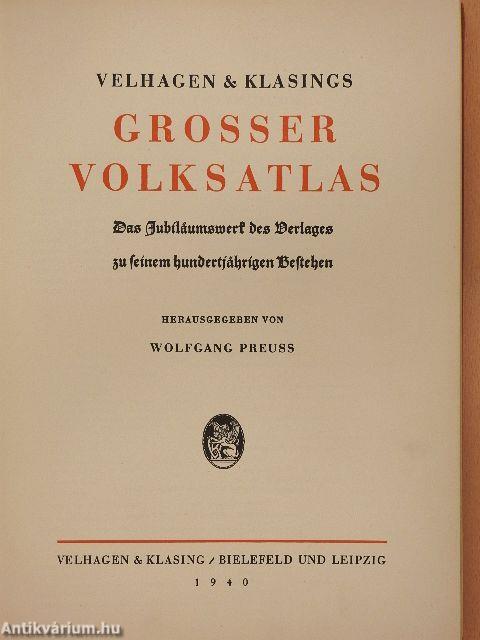 Velhagen & Klasings grosser volksatlas