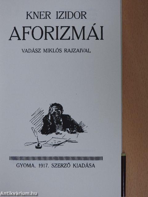 Kner Izidor aforizmái