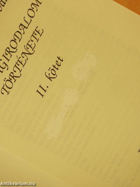 A világirodalom története I-II.