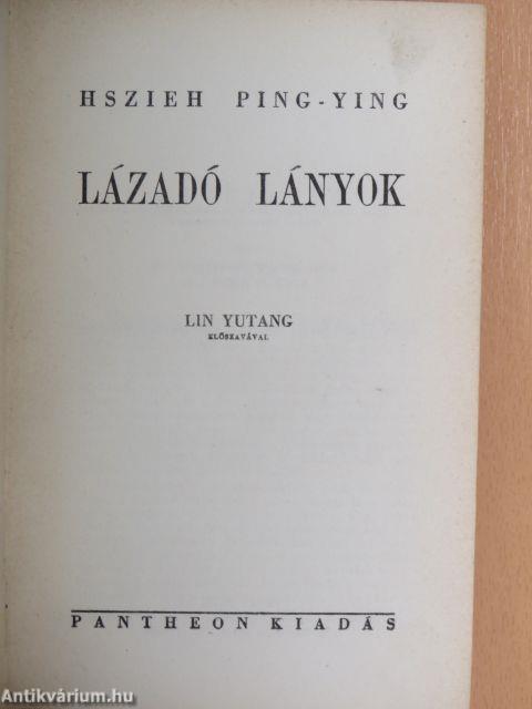 Lázadó lányok