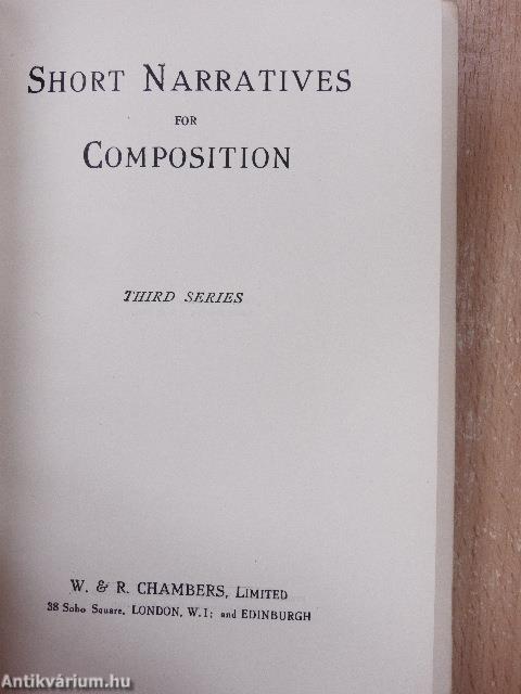 Chambers's Short Narratives for Composition