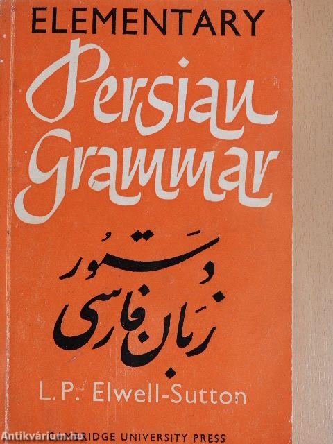 Elementary Persian Grammar