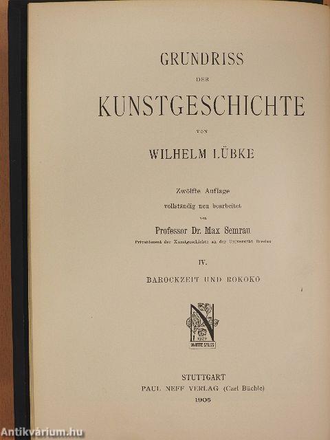 Die Kunst der Barockzeit und des Rokoko