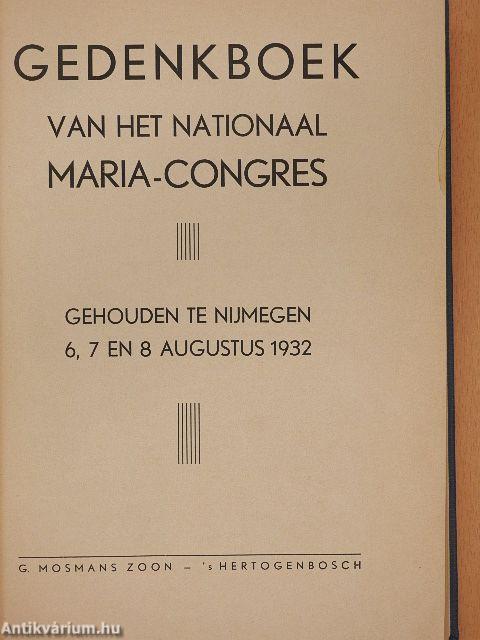 Gedenkboek van het Nationaal Maria-Congres