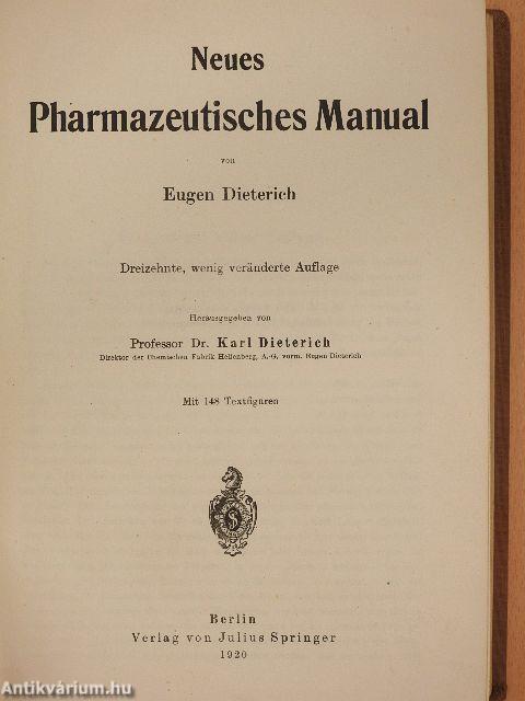 Neues Pharmazeutisches Manual