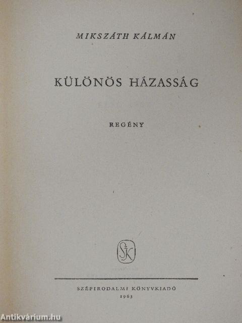Különös házasság