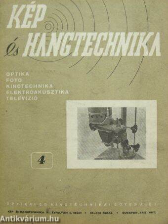 Kép- és hangtechnika 1957. október