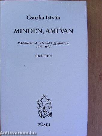 Minden, ami van I. (töredék)