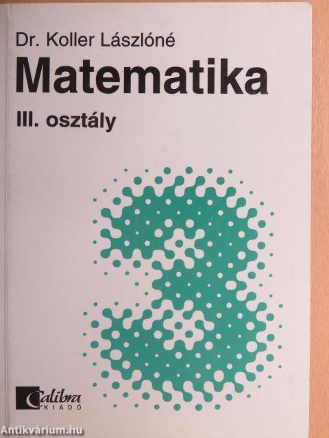 Matematika III.