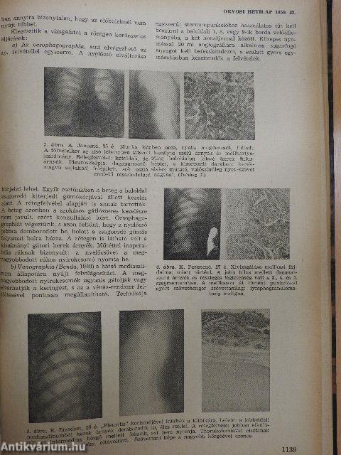 Horus 1959-1961./Orvosi Hetilap 1952., 1957., 1959-1961. (vegyes számok) (23 db)