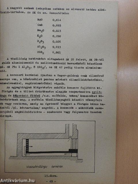 Kémiai technológia és áruismeret III/1.