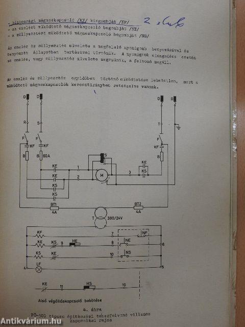 Gépkönyv - FÖ-501 típusu építkezési teherfelvonó