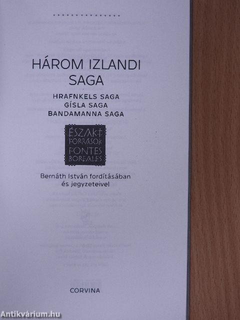 Három izlandi saga