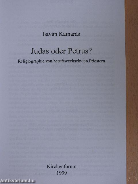 Judas oder Petrus?