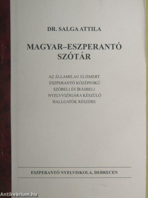 Magyar-eszperantó szótár