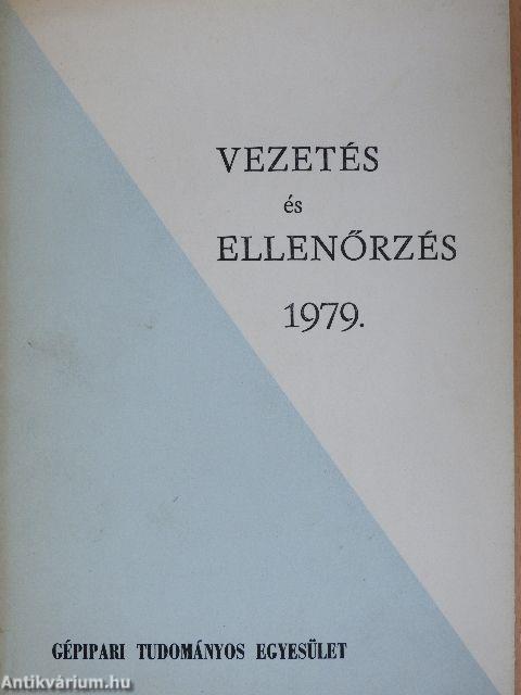 Vezetés és ellenőrzés 1979.