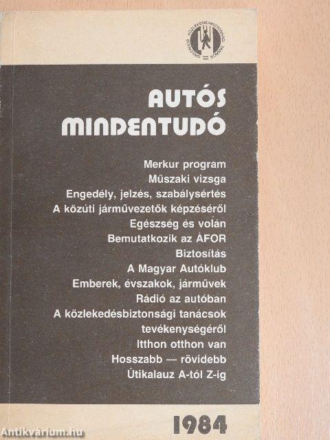 Autós mindentudó 1984