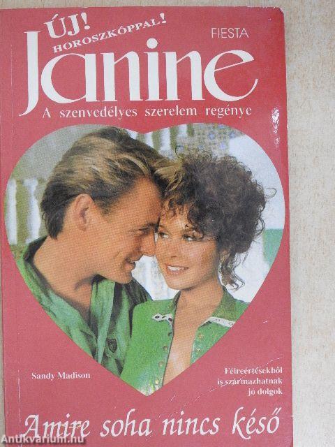 Amire soha nincs késő