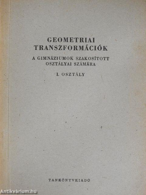 Geometriai transzformációk