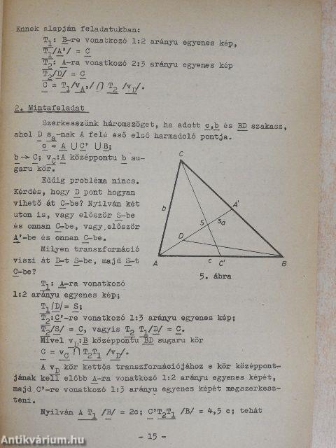 Geometriai transzformációk