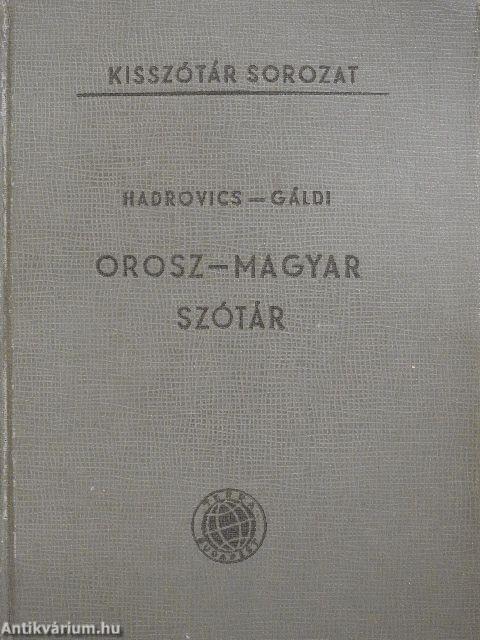 Orosz-magyar szótár