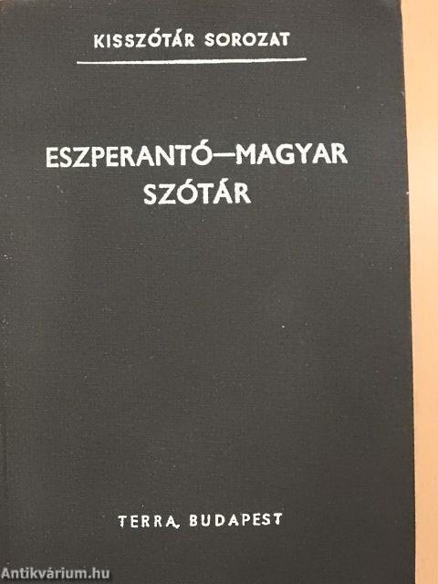 Eszperantó-magyar szótár 