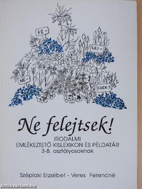 Ne felejtsek!