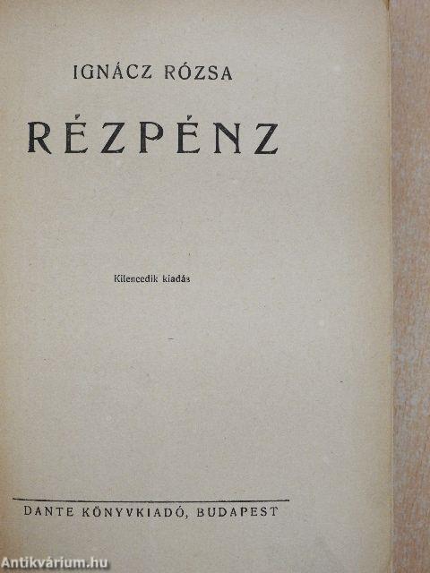 Rézpénz I-II.